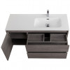 BelBagno Тумба с раковиной Kraft 120 R подвесная Cemento Grigio