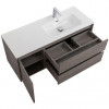BelBagno Тумба с раковиной Kraft 120 R подвесная Cemento Grigio