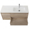 BelBagno Тумба с раковиной Kraft 100 R подвесная Rovere Galifax Bianco