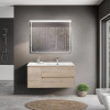 BelBagno Тумба с раковиной Kraft 100 R подвесная Rovere Galifax Bianco