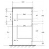 BelBagno Мебель для ванной Kraft 60 напольная Rovere Tabacco