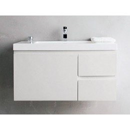 BelBagno Тумба для умывальника LUCE 1000, 3 ящика, Bianco Lucido