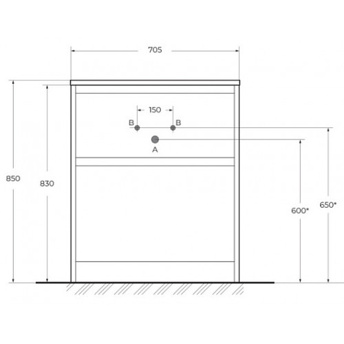BelBagno Мебель для ванной Kraft 39 70 напольная Bianco Opaco