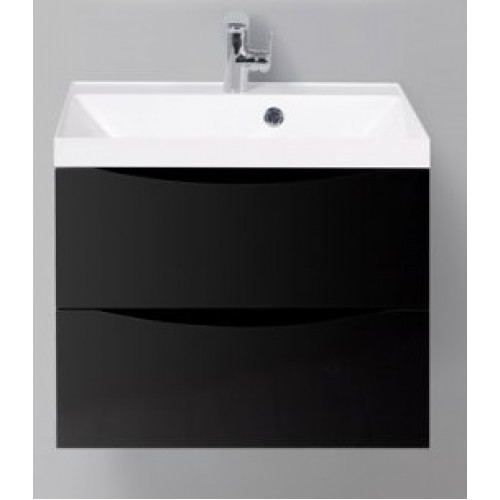 BelBagno Тумба для умывальника MARINO 600 Nero Lucido