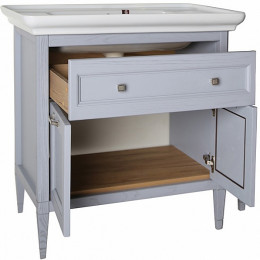 ASB-Woodline Мебель для ванной Гранда 85, шкафчик, grigio серый