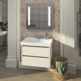 Comforty Мебель для ванной Дублин 75 подвесная белая