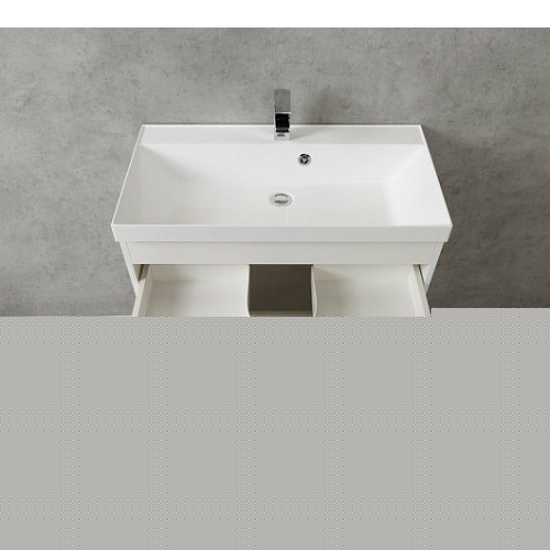 BelBagno Тумба с раковиной Vittoria 80 подвесная Bianco Opaco