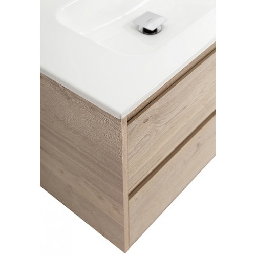 BelBagno Тумба с раковиной Kraft 100 L подвесная Rovere Galifax Bianco