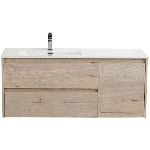 BelBagno Тумба с раковиной Kraft 100 L подвесная Rovere Galifax Bianco