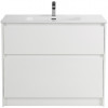 BelBagno Тумба с раковиной Kraft 100 напольная Bianco Opaco