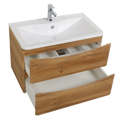 BelBagno Тумба с раковиной Acqua 100 подвесная Rovere Rustico