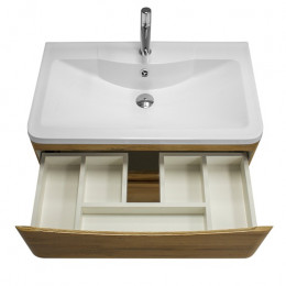 BelBagno Тумба с раковиной Acqua 100 подвесная Rovere Rustico