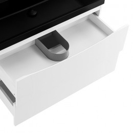 BelBagno Тумба с раковиной Marino 80 подвесная Bianco Opaco с раковиной 80/45 ART-AST-NERO