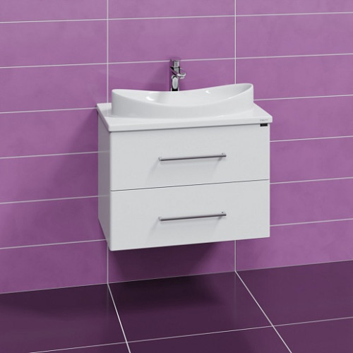 СанТа Мебель для ванной с раковиной-столешницей Вегас 70 подвесная белая