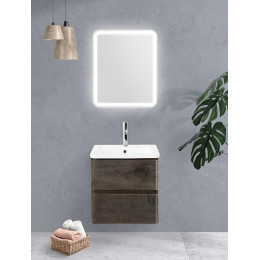 BelBagno Тумба с раковиной Albano-Cer 50 подвесная Rovere Nature Grigio