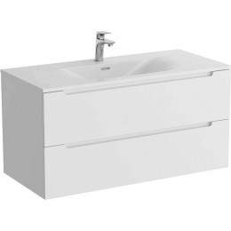 BelBagno Тумба с раковиной Etna 100 подвесная Bianco Lucido с раковиной BB-8099-100
