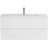 BelBagno Тумба с раковиной Etna 100 подвесная Bianco Lucido с раковиной BB-8099-100