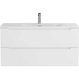 BelBagno Тумба с раковиной Etna 100 подвесная Bianco Lucido с раковиной BB-8099-100