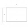 BelBagno Зеркало SPC-GRT-1200-800-LED-TCH-SND