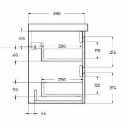 BelBagno Мебель для ванной Kraft 39 70 Pino Pasadena с раковиной BB-8099-3-70