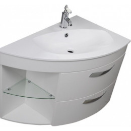 De Aqua Мебель для ванной Трио Люкс 90 R, зеркало Экстра EXT 90 F