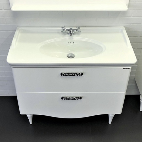 Comforty Тумба с раковиной Монако 100 1 белая