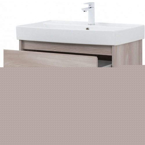 Aquanet Мебель для ванной Nova Lite 75 подвесная орех светлый