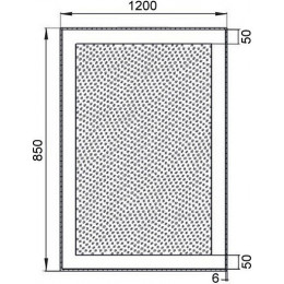 Aquanet Зеркало Алассио 85x120
