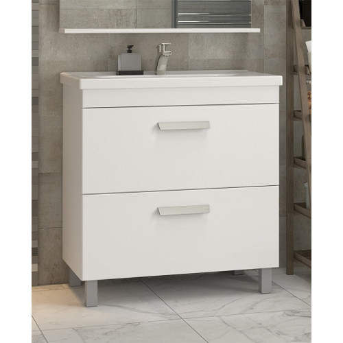 Vigo Тумба с раковиной Nova 2-800 2 ящика белая