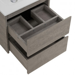 BelBagno Тумба с раковиной Kraft 50 подвесная Cemento Grigio