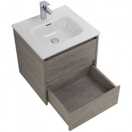 BelBagno Тумба с раковиной Kraft 50 подвесная Cemento Grigio