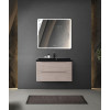 BelBagno Тумба с раковиной Marino 80 подвесная Rovere Grigio с раковиной 80/45 ART-AST-NERO