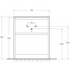 BelBagno Тумба с раковиной Kraft 39 70 напольная Bianco Opaco с раковиной BB-8099-3-70