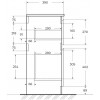 BelBagno Тумба с раковиной Kraft 39 70 напольная Bianco Opaco с раковиной BB-8099-3-70