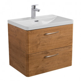 BelBagno Тумба с раковиной Due 50 подвесная Rovere Nature