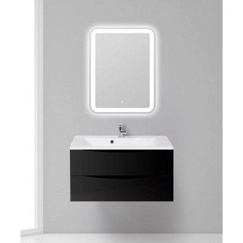 BelBagno Тумба с раковиной MARINO 900 Nero Lucido
