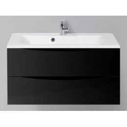 BelBagno Тумба с раковиной MARINO 900 Nero Lucido