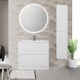 BelBagno Пенал для ванной Acqua 32/160 Bianco Lucido