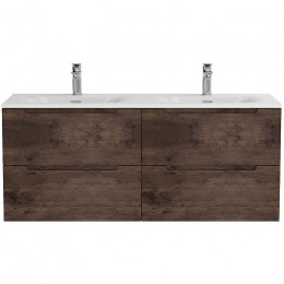BelBagno Тумба с раковиной Etna 120 с 4 ящиками подвесная Rovere Moro