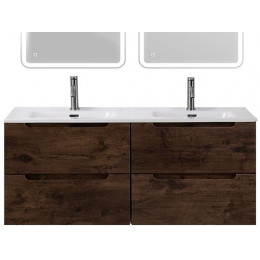 BelBagno Тумба с раковиной Etna 120 с 4 ящиками подвесная Rovere Moro