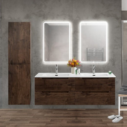 BelBagno Тумба с раковиной Etna 120 с 4 ящиками подвесная Rovere Moro
