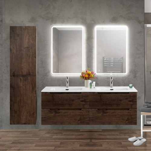 BelBagno Тумба с раковиной Etna 120 с 4 ящиками подвесная Rovere Moro