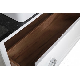 ASB-Woodline Тумба с раковиной Рома 100С белая