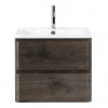 BelBagno Тумба с раковиной Albano 60 подвесная Rovere Nature Grigio