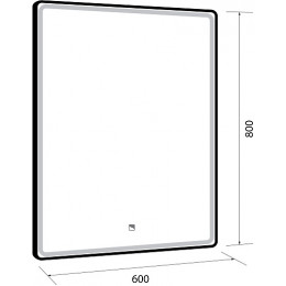 Dreja Зеркало Point 60x80 Led-подсветка