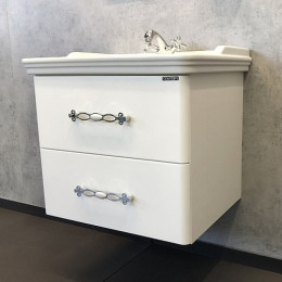 Comforty Мебель для ванной Неаполь 65 подвесная белая