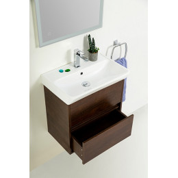 BelBagno Тумба с раковиной Neon 50 с 2 ящиками подвесная Rovere Scuro