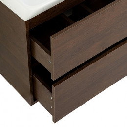 BelBagno Тумба с раковиной Neon 50 с 2 ящиками подвесная Rovere Scuro