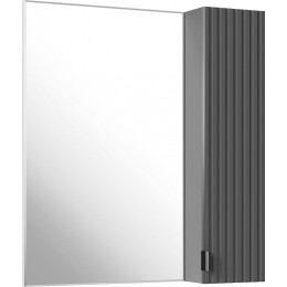 ASB-Mebel Зеркальный шкаф Дора 60 R серый
