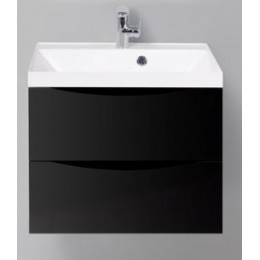 BelBagno Тумба с раковиной MARINO 600 Nero Lucido